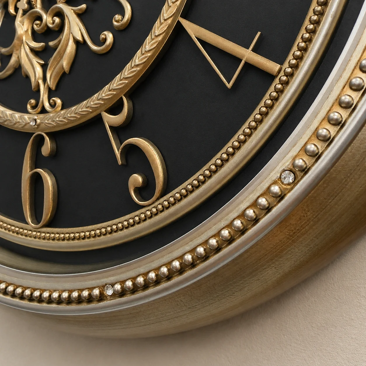 Large Vintage Wall Clock 19 Inch Antique Pocket Watch Design for Home and Office Décor